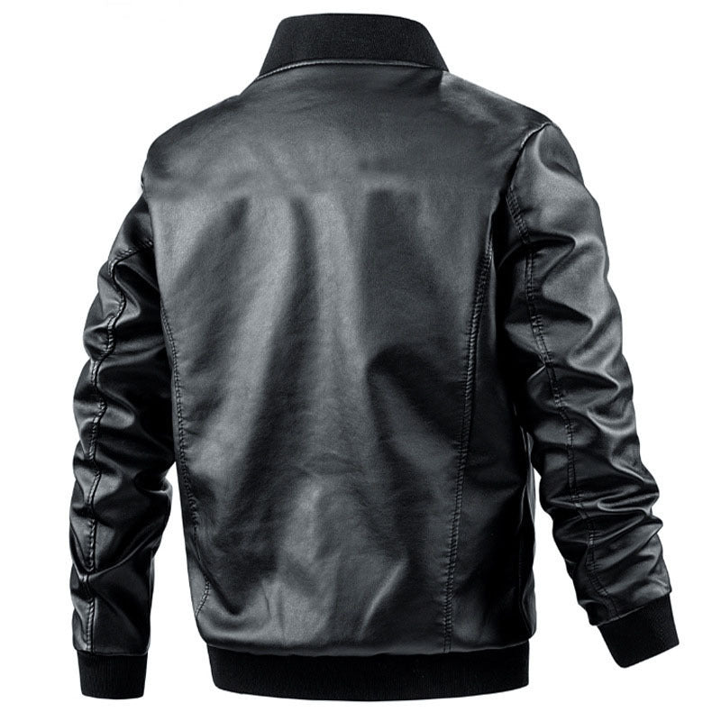 casual leather jacket
