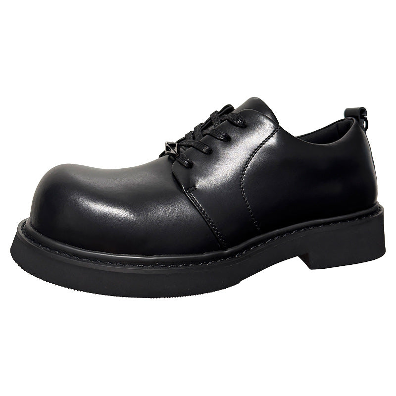 leather derby shoes