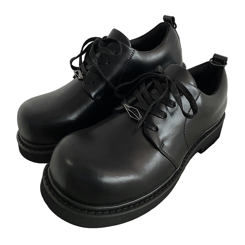 leather derby shoes
